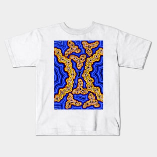 Aboriginal Art - Emu Dreaming 2 Kids T-Shirt